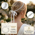 Varenzi Crystal Bridal Rhinestone Headband — Sparkling Wedding Hairpiece