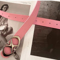 Varenzi Y2K Punk Gothic Belt — Vintage PU Leather Waistband