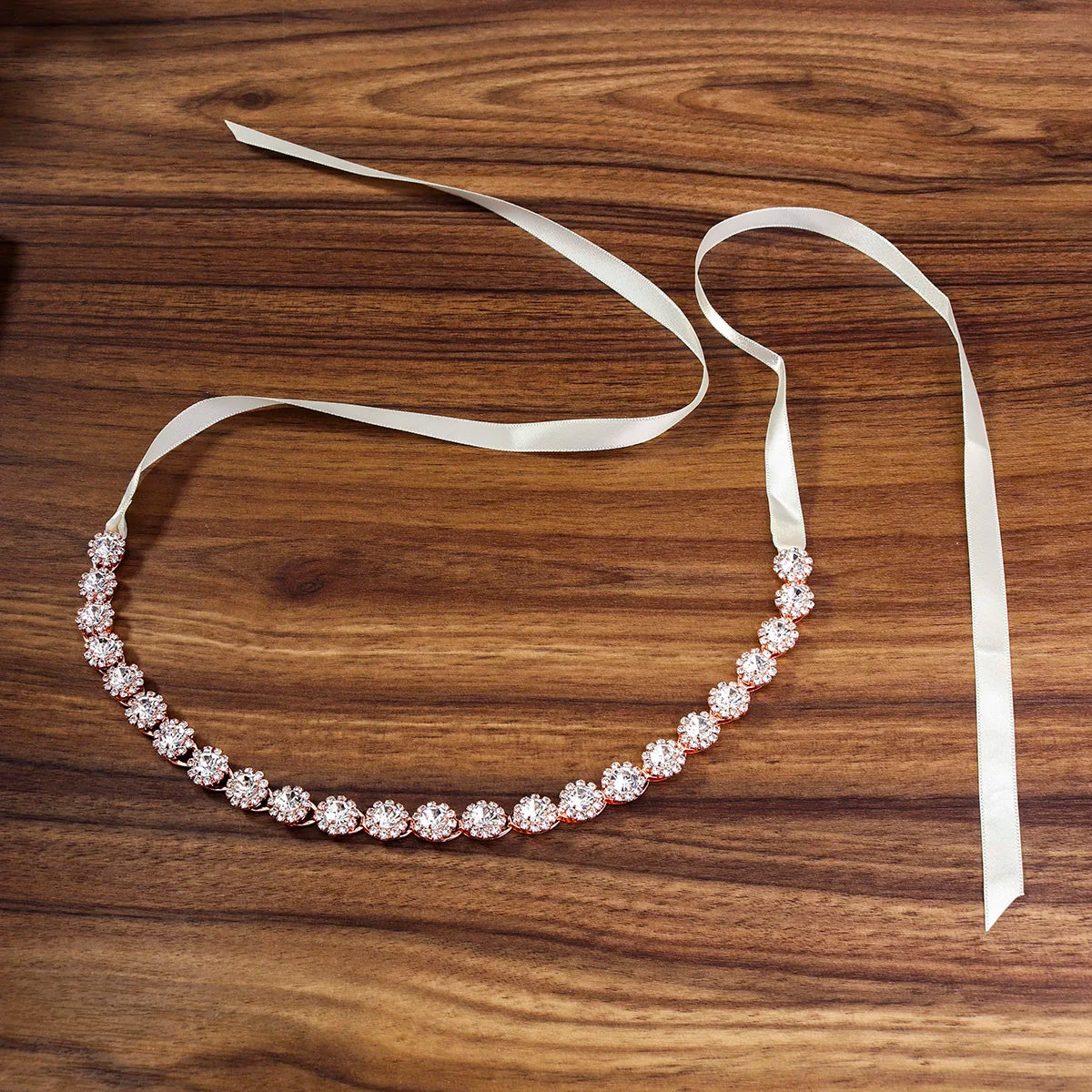 Varenzi Crystal Bridal Rhinestone Headband — Sparkling Wedding Hairpiece