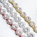 Varenzi Crystal Bridal Rhinestone Headband — Sparkling Wedding Hairpiece
